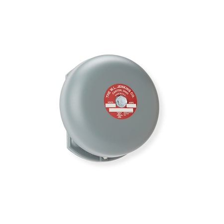 Bell♡　1207　♡ Wl Jenkins Audible, Single Stroke, 24VAC, 78-82 dB, Steel, Grey